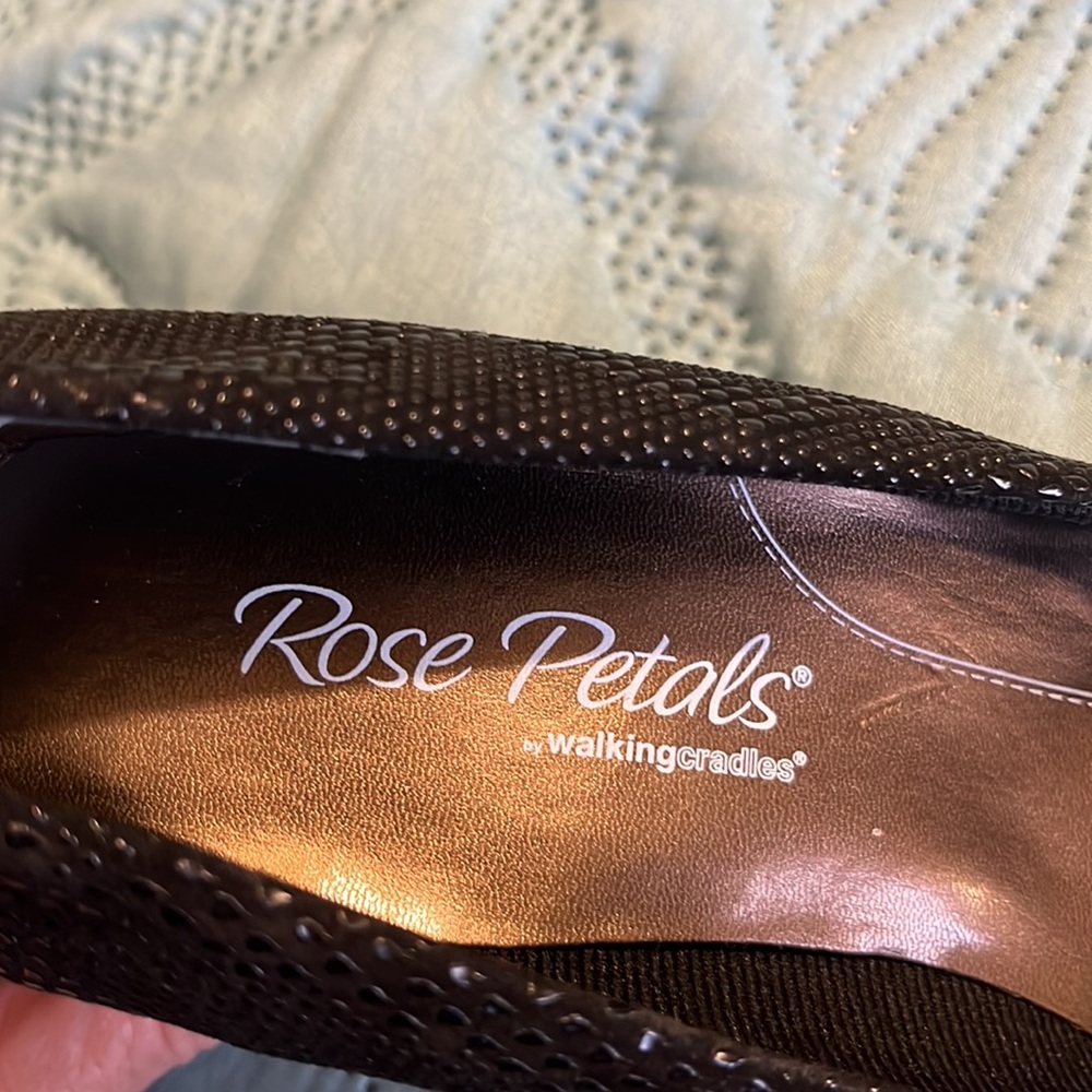 (#106)NWT ladies black dress shoes by Rose Petals/walking Cradles. Size 6 1/2N - Picture 12 of 16